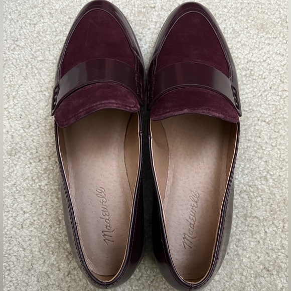 Madewell Alex Loafers in Cabernet Suede - Picture 6 of 7